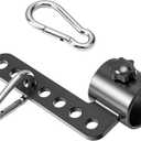 Belt Squat Bar Machine Attachment for 2 inch Olympic Barbell Bar, Black, 500 lbs Withstands, Attachments for Home Gym Workout