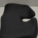 Cushion Lab Patented Pressure Relief Seat Cushion for Long Sitting Hours on Office & Home Chair - Extra-Dense Memory Foam for Soft Support. Car Pad for Hip, Tailbone, Coccyx, Sciatica - Black
