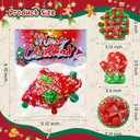 4PCS Christmas Squishy Kit, Squishy Fidget Toys for Kids, Christmas Fufu Squeeze Squishy Pack, Big Squishies Toys for Stocking Stuffers, Adults, Party Favors, Gifts (Cake, Croissant, Waffle, Glove)