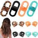 4-Pack Magnetic Hair Clips for Women, Strong Hold Seamless No-Slip Hair Clips for Thick or Thin Hair, Quick Updo & Half-Up Styling, Gentle No-Dent Hair Accessories for Daily Use