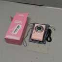 Digital Camera 4K for Kids: 48MP Pink Camera for Teens Photography - Christmas Birthday Gifts for Girls - 16X Zoom Shoot for Vlogging - Compact Camera for 6 7 8 9 10 Years Old- Toys for Toddler