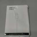 USB C to USB C Cable (2-Pack, 6.6ft) for MacBook Air/Pro Charger, iPad Pro 12.9/11 inch, iPad Air 5/4, Mini 6, iPhone 17/16/15, Pixel, Galaxy S25/S24, Switch 2, Type C Fast Charging Cord