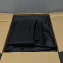 10-Pack Black Tablecloths for Rectangle Tables, 60 x 84 Inches, Stain-Resistant Polyester Fabric for 4 Foot Tables - Washable Table Covers for Weddings, Banquets, Birthday Parties, Events