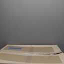 Ranslen Serving Tray with Handles, 20 x 16 Inch Ottoman Tray for Coffee Table, Breakfast, Kitchen Home Black Tray Decor Extra Large, Rectangular