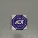 12 Pack ADT Security Stickers, Double-Sided ADT Security Decals,HD Printed Security Stickers for Windows, Door, Indoor/Outdoor, UV & Water Resistant, 3"x 3"