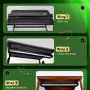 T5 UVB Reptile Light Fixture HO UVB Bulb Lighting Combo Kit 39W Reptile Light Bar Terrarium Hood 10.0 UVB Light Bulb Fluorescent Tube UVA UVB Desert Lamp for Bearded Dragon Tropical and Deserts