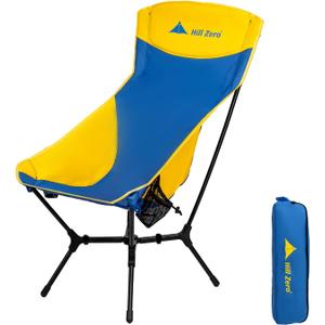 Nimbus Camping Chair, High Back Folding Backpacking Chair, Lightweight Folding Backpacking Hiking Chair, Compact Portable 441 lbs Capacity