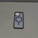 SUPFINE Magnetic for iPhone 15 Pro Max Case (Compatible with MagSafe) (Military Grade Drop Protection) Slim Translucent Matte Shockproof with Anti-Fingerprint Phone Case,Navy Blue