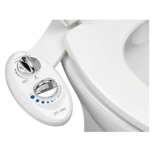 LUXE Bidet NEO 120  Single Nozzle, SelfCleaning, NonElectric Bidet Attachment for Toilet Seat, Adjustable Water Pressure, Rear Wash (White)