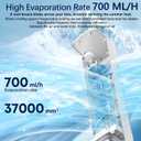 Evaporative Air Cooler, 3-in-1 Portable Air Conditioners for Room, 4 Modes 3 Speeds, Fast Cooling Portable AC Unit/24H Timer, Remote Oscillating Tower Fan, Quiet Swamp Cooler for Bedroom Office, 6.7*7.5*36 Inches