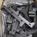 WOWLIVE 4 Row 10 Tiers Extra Large Shoe Rack 72-80 Pairs Big Tall Metal Shoe Shelf, Heavy Duty Organizer for Closet Entryway, Boot Rack Storage Stackable Stand for Garage Black