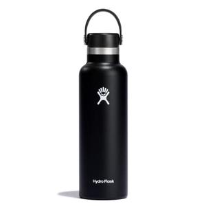 Hydro Flask Water Bottle - Insulated Stainless Steel - Non Spill, Leakproof in 24 Oz Black