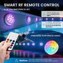 LOFTEK Pool Lights, Rechargeable Submersible LED Lights with Remote, IP68 Waterproof, 16 Colors Underwater Pool Light for Above Ground Inground Pool, Hot Tub, Shower, Bathub, Party, Vase, 4 Packs