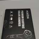 Hoxida Electric Callus Remover for Feet (with Dander Vacuum Cleaner), Quartz, Rechargeable Foot Pedicure Tools Foot File, Professional Foot Care Kit Deadskin Remover with 3Heads&2Speed,LCD Display