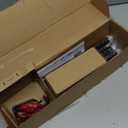 KAMANINA Curtain Rods for Windows 48 to 84 Inches, Bronze Curtain Rod 32 to 86 Inches (2.6-7.1ft), 7/8 Inch Decorative Drapery Rod with Round Finials