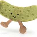 Jellycat Amuseables Pickle Stuffed Toy, 6 inches - Vegetable Plush - Fun Gift Idea