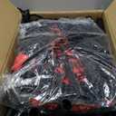 Adjustable Volleyball Rebounder Net 7x4 FT, Steel Frame & High-Tension PE Netting, Durable & Portable Volleyball Training Equipment Practice for Improving Volleying, Bumping, Spiking Skills (black)