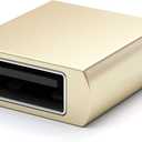 Satechi USB-C to USB-A Adapter, USBC Male to USBA 3.0 Female Connector, USBC to USBA Converter, Compatible with MacBook Pro/Air, iPad Pro/Air/Mini, for Type-C Laptops, Tablets, Phones (Gold)