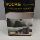 Space Heater, Portable PTC Ceramic Heater for Indoor Use, 1-12H Timer, Remote Control, 70 Oscillation, Overheat & Tip-Over Protection, Suitable for Office and Bedroom (9.96''/70Oscillation)