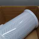 Ubbi Stainless Steel Diaper Pail, Odor Locking, No Special Bag Required, Award-Winning, Registry Must-Have, Herringbone