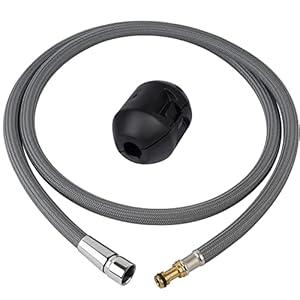 159560 Replacement Hose Compatible with Moen Pull Out Kitchen Faucets with 14.1oz (400g/ 0.88lb) Weight Ball 159560 Kitchen Faucet Spray Hose Kit for Pull-out Faucets, 55 Inch Faucet Replacement Hose