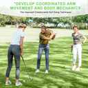 The Connector Golf Training Aid, Golf Swing Trainer for Posture Correction Practice, Golf Swing Training Aid, Golf Training Aids Helps Train Proper Swing Mechanics, Arm Structure
