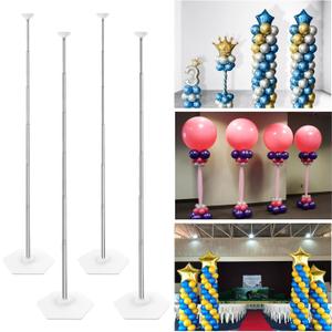 Balloon Column Kit Set of 4 Metal Balloon Stand for Table Easy to Assemble Party Decorations