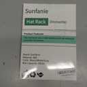 Hat Rack for Hat Storage (4-Pack), Multi-Purpose Hat Organizer, Strong Adhesive Hat Hooks for Wall Organizer for Baseball Caps, Two Mounting Options Hook, Black