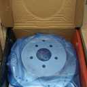 A-Premium 12.13 inch (308.10mm) Rear Drilled and Slotted Disc Brake Rotors + Ceramic Pads Kit Compatible with Select Infiniti and Nissan Models - FX35, Q50, QX70, JX35, M35H, M37, M56, Q60, Murano