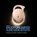 Invisible Sleep Headphones,Sleep Earbuds for Side Sleepers,Small Comfortable Fit Noise Blocking Sleep Earbuds,Bluetooth 5.3 Wireless Earphones, in-Ear Ear Buds for Sleeping - Beige
