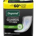 Depend | Fresh Protection Guards for Men Maximum | Absorbency 84 Count