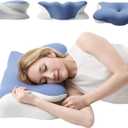 Cervical Neck Pillow for Sleeping - Memory Foam Contour Pillow, Ergonomic Orthopedic Support for Side Back Stomach Sleepers, Neck and Shoulder Pillow for Adults