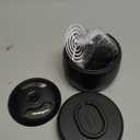 50kHz Ultrasonic Retainer Cleaner Machine for Travel & Home, Portable Denture Cleaner with Removable Base, 4 Modes Timer, Dental Cleaning Pod for Aligners, Braces, Mouth Guard, Jewelry, Toothbrush (Black)