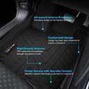 Floor Mats & Cargo Liner for 2023 2024 2025 2026 Honda Accord (Include Hybrid) All Weather Protection TPE Rubber Full Set Automotive Floor Liners for Accord Accessories, Odorless Anti-Slip, Black