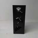 Metal Umbrella Holder, Square Freestanding Umbrella Stand Bucket Storage Indoor for Entryway, 6.3 x 6.3 x 16.3 Inch - Black