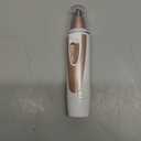 Ear and Nose Hair Trimmer Clipper - 2025 Professional Painless Eyebrow & Facial Hair Trimmer for Men Women, Battery-Operated Trimmer with IPX7 Waterproof, Dual Edge Blades for Easy Cleansing Pink