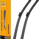 AUTOBOO 26"+24" Windshield Wipers Replacement for Mercedes-Benz Sprinter 1500 2500 3500 2019 2020 2021 2022 2023 -Original Equipment Factory Quality Wiper blades (Pack of 2)-Without window washer hose