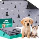 JollyMate 24"x36" Washable Pee Pads for Dogs, Ultra-Absorbent and Leak-Proof Reusable Pee Pads, Non-Slip Reusable Puppy Pads, Waterproof Dog Pee Pads, 2 Pack