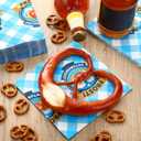 200 Pcs Napkins Oktoberfest Party Decoration 13 x 13 Inches Decorative Oktoberfest Blue and White Bavarian Napkins Disposable Paper Napkin for German Dinner Beer Party Supply (Check)