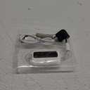 1Mii SafeFly Dot-Bluetooth 5.3 Transmitter Receiver for up 2 Headphones, AptX Low Latency/ HD, Plane Travel Essentials, Wireless Audio Bluetooth Airplane Adapter for Flight, TV, Car, PC (White)