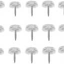 7x PVC Soft Glide Nails Table Chair Sofa Cabinet Heightened Furniture Pads Floor Protector