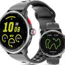 Smart Watch Built-in GPS, Pressure, Altitude, Compass, Smartwatch for Men Fitness Tracker with 1.43" AMOLED Screen Bluetooth Call Fitness Watch 100+ Modes Sports Watch Water Resistant for Android iOS