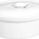 BIA Cordon Bleu 1.5-Quart Oval Covered Casserole Dish, White