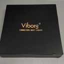 Viborg HiFi Power Cable, 5.9FT, Hi-end Power Cord, 2x9AWG, Super-Litz Copper Shielding AC Audiophile Power Wire Mains Cord with Rhodium Plated US Plug+IEC C15 Connector