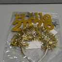 DRESBE Light Up 2026 New Year Headband Gold LED Happy New Year Headbands Party Favors Hair Accessories for Women