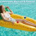 Jasonwell Inflatable Pool Float Adult - Pool Floaties Lounger Floats Raft Floating Chair Water Floaty for Swimming Pool Lake Lounge Float with Cup Holders Beach Pool Party Toys for Adults