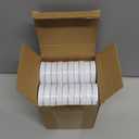 30 Pcs 0.5 oz Aluminum Tin Jar with Screw Cap with Screw Lid Refillable Container for Lip Balm White