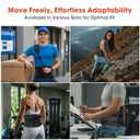 DOKIBI Back Brace for Lower Back Pain Relief,Lumbar Waist Support for women,Lower Back with 3D Lumbar Pad for Work Sports Sciatica, Scoliosis(BlackL)