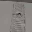 Silicone sink pad for kitchen sink, keeping the sink surface dry and free of residual water droplets