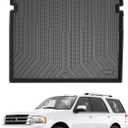 Mixsuper Custom Fit for Cargo Liner 2003-2017 Ford Expedition/Lincoln Navigator (No EL or L Models) Behind The 2nd Row Seats All Weather Rear Cargo Trunk Floor Mat